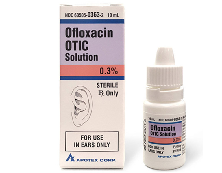 Thuốc trị viêm tai giữa Ofloxacin Otic được chỉ định với các bệnh nhân có biểu hiện nhiễm trùng
