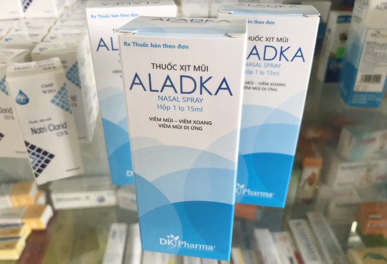 Thuốc xịt mũi trị viêm xoang Aladka luôn được các bác sĩ đánh giá cao về chất lượng