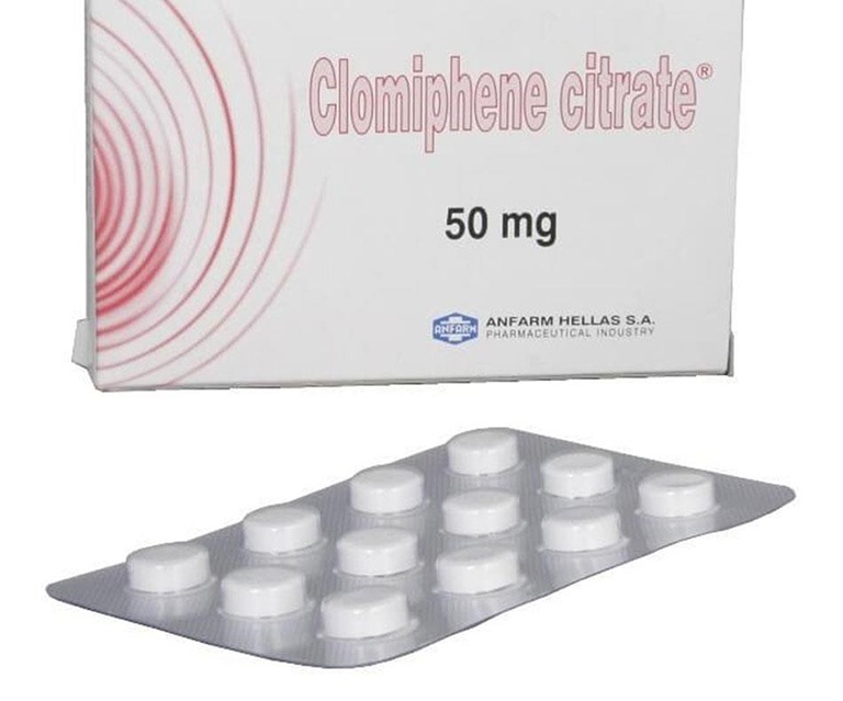 Thuốc chữa tinh trùng yếu Clomiphene Citrate