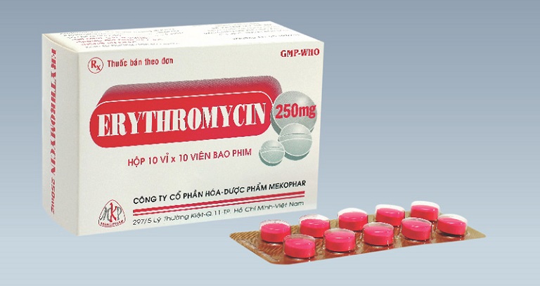 Thuốc Erythromycin sẽ được chỉ định uống trước khi ăn