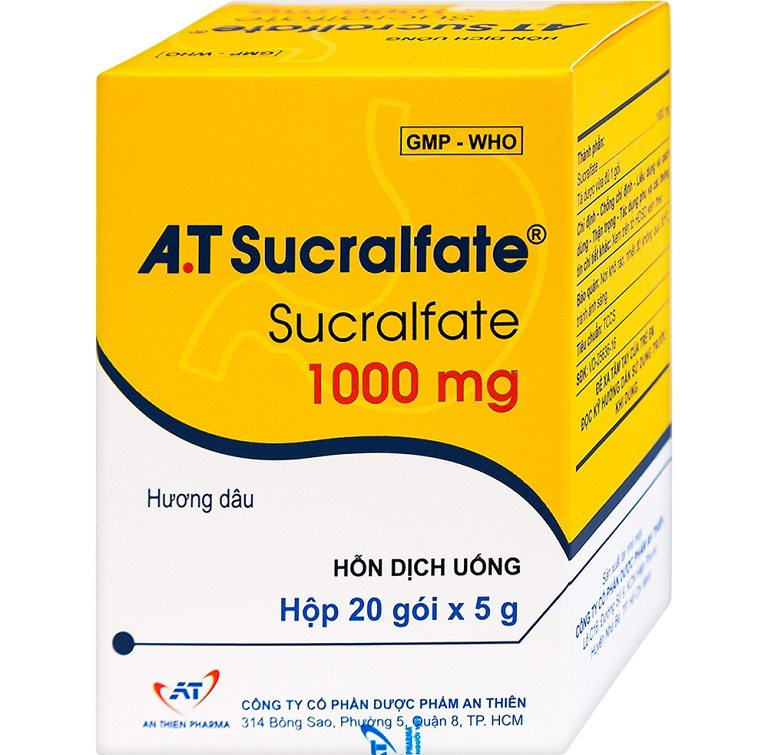 Thuốc trị trào ngược dạ dày cho bé Sucralfate