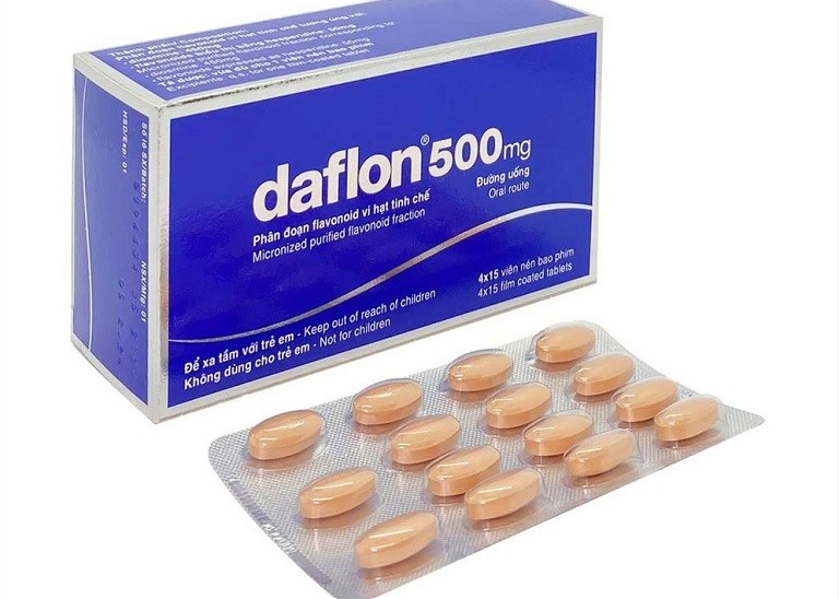 Daflon 500mg là sản phẩm được sản xuất tại Pháp