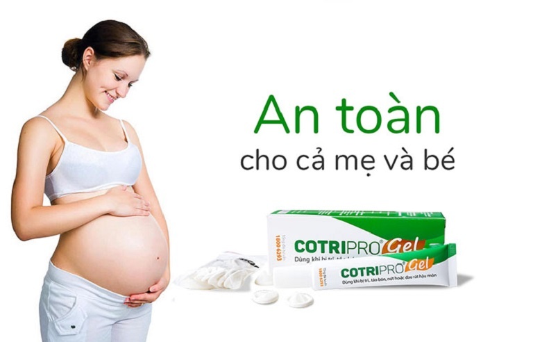Với gel Cotripro mẹ bầu hoàn toàn có thể yên tâm sử dụng