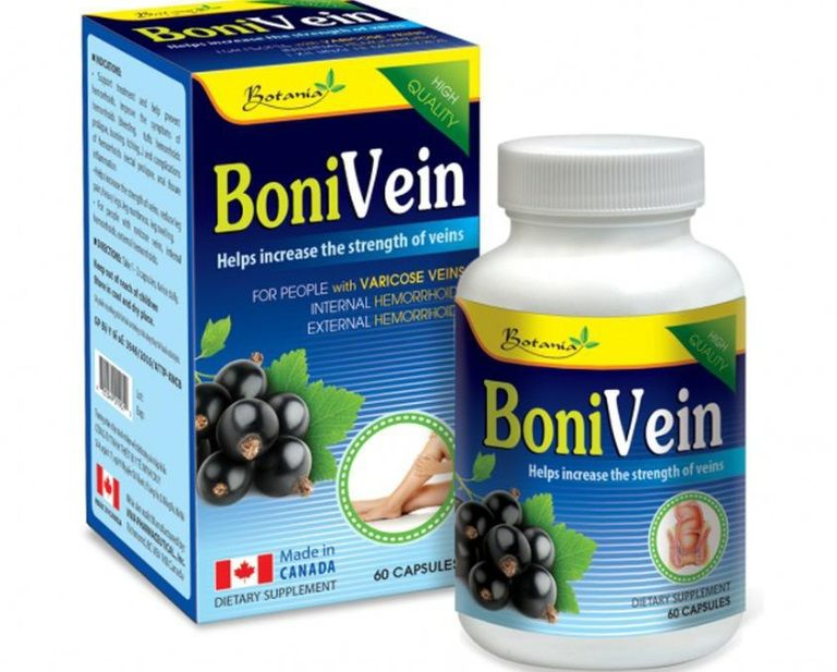 BoniVein là sản phẩm được sản xuất tại công ty Dược phẩm Botania (Canada)