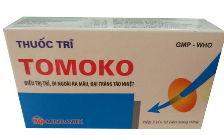 Tomoko là sản phẩm hỗ trợ điều trị các triệu chứng đau rát, chảy máu hậu môn