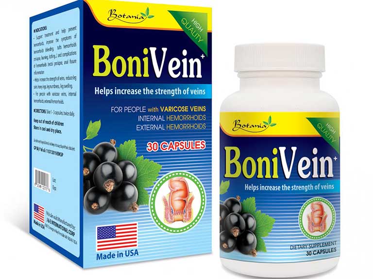 Bonivein là sản phẩm hỗ trợ chữa bệnh trĩ phù hợp cho bệnh thể nhẹ