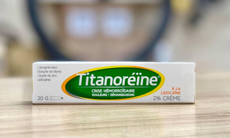 Thuốc trĩ trị nội Titanoreine dạng bôi được sử dụng nhiều